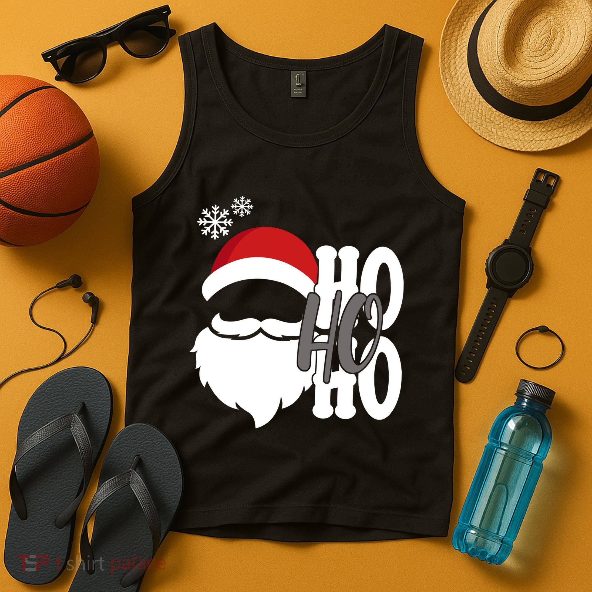 Ho Ho Ho Santa Claus Cozy Christmas Tank Top