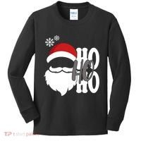 Ho Ho Ho Santa Claus Cozy Christmas Kids Long Sleeve Shirt thumb 0