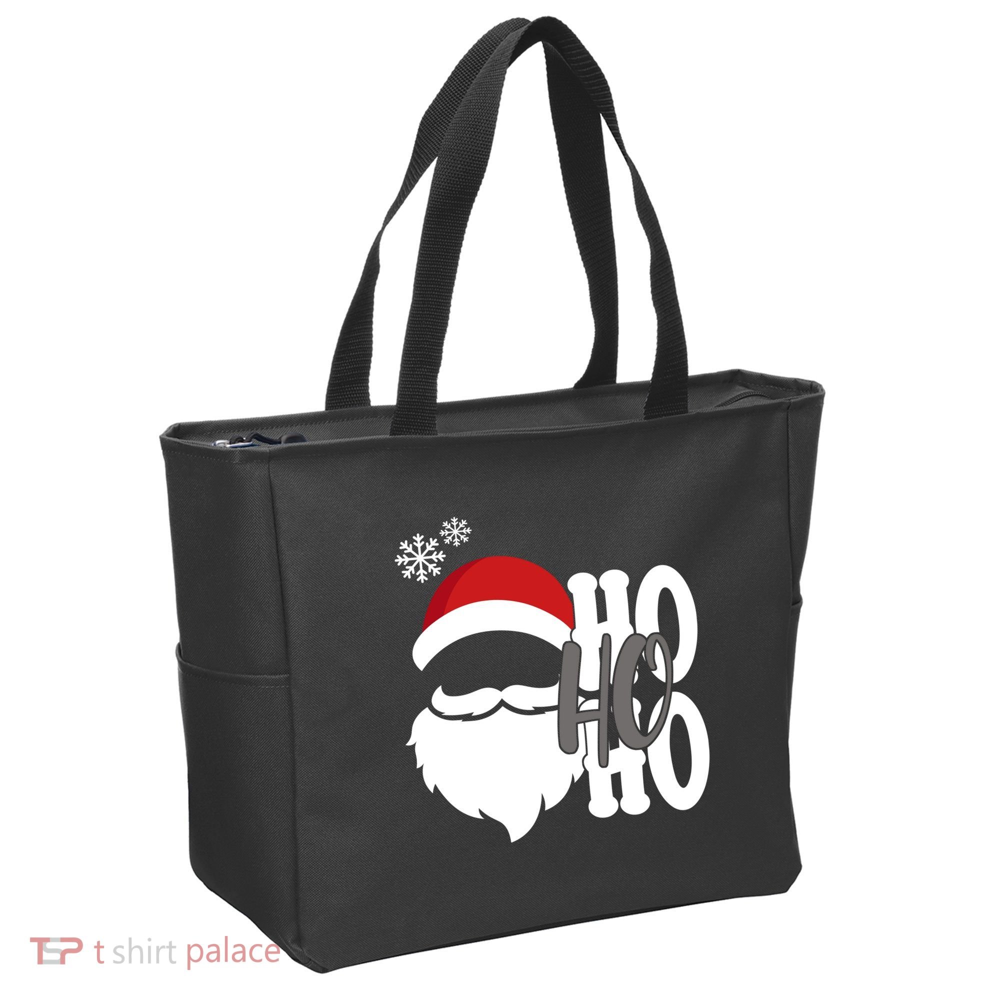 Ho Ho Ho Santa Claus Cozy Christmas Tote Bag