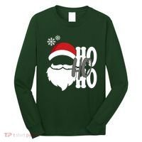 Ho Ho Ho Santa Claus Cozy Christmas Long Sleeve Shirt thumb 0