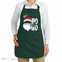 Ho Ho Ho Santa Claus Cozy Christmas Apron thumb 2