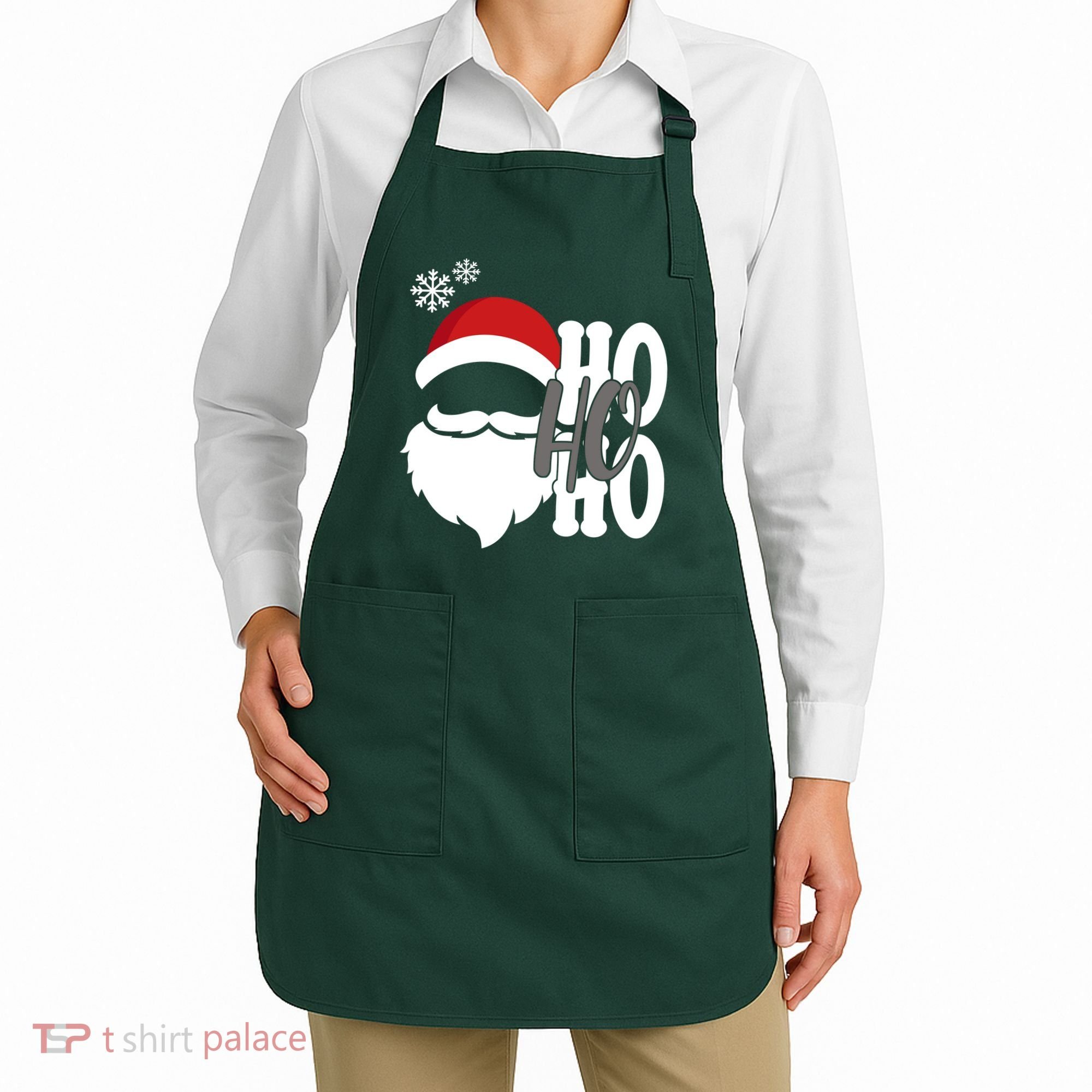 Ho Ho Ho Santa Claus Cozy Christmas Apron