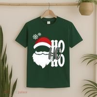 Ho Ho Ho Santa Claus Cozy Christmas T-Shirt thumb 2
