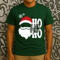 Ho Ho Ho Santa Claus Cozy Christmas T-Shirt thumb 3