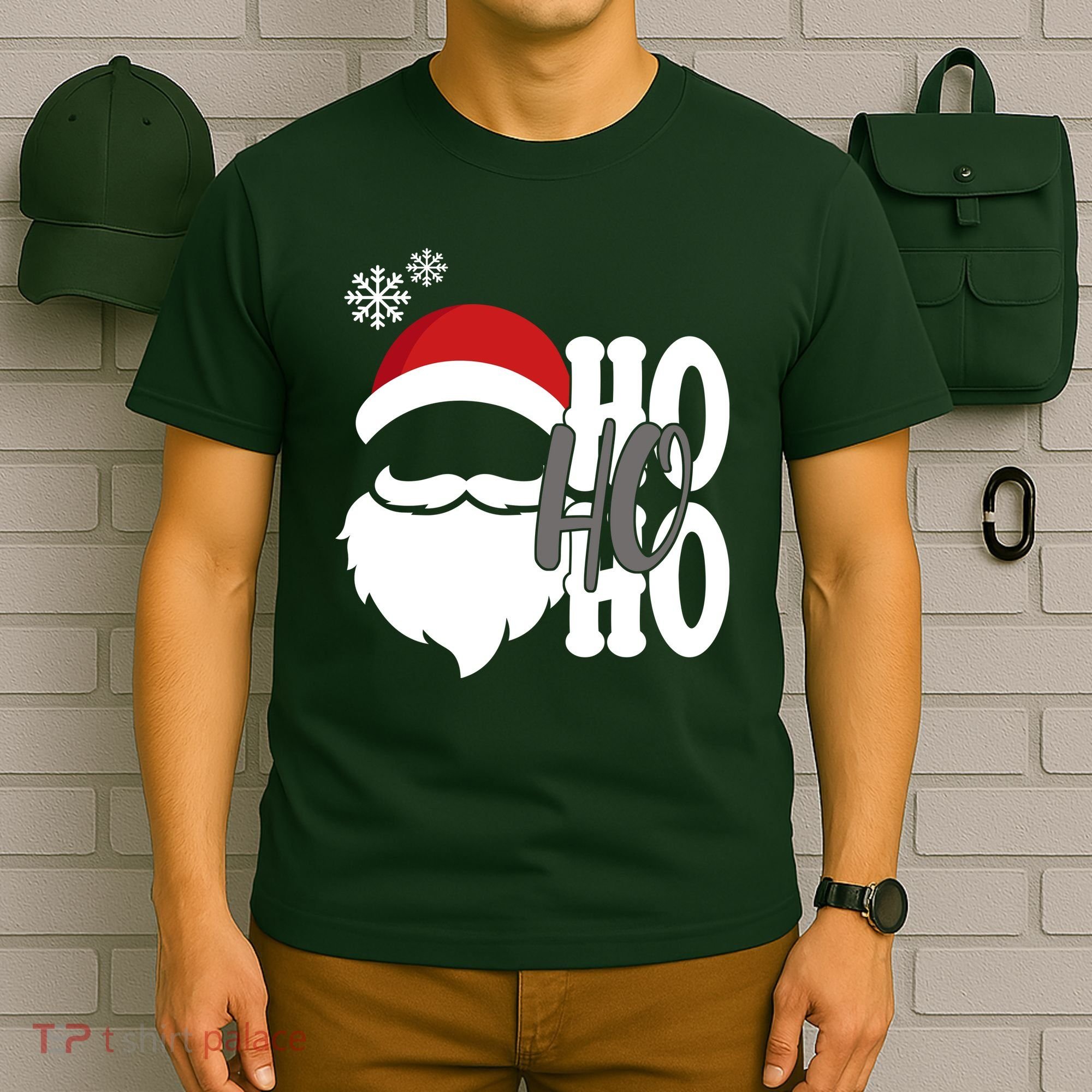 Ho Ho Ho Santa Claus Cozy Christmas T-Shirt
