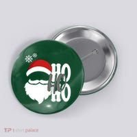 Ho Ho Ho Santa Claus Cozy Christmas Button thumb 0