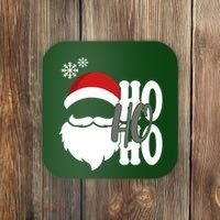Ho Ho Ho Santa Claus Cozy Christmas Coaster thumb 0