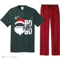 Ho Ho Ho Santa Claus Cozy Christmas Pajama Set thumb 0