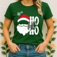Ho Ho Ho Santa Claus Cozy Christmas Women's T-Shirt thumb 2