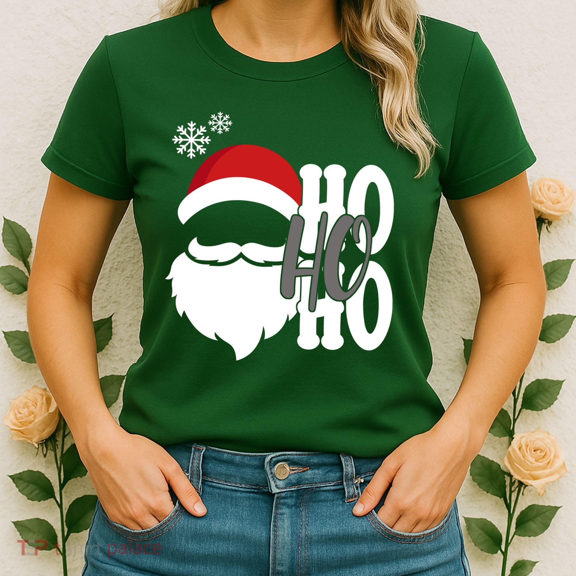 Ho Ho Ho Santa Claus Cozy Christmas Women's T-Shirt