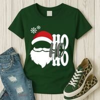 Ho Ho Ho Santa Claus Cozy Christmas Women's T-Shirt thumb 3
