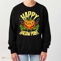 Halloween Happy Hallow Point Pumpkin Gunner Women's Sweatshirt thumb 0