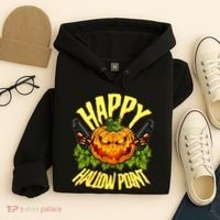 Halloween Happy Hallow Point Pumpkin Gunner Hoodie thumb 4