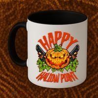 Halloween Happy Hallow Point Pumpkin Gunner Coffee Mug thumb 2