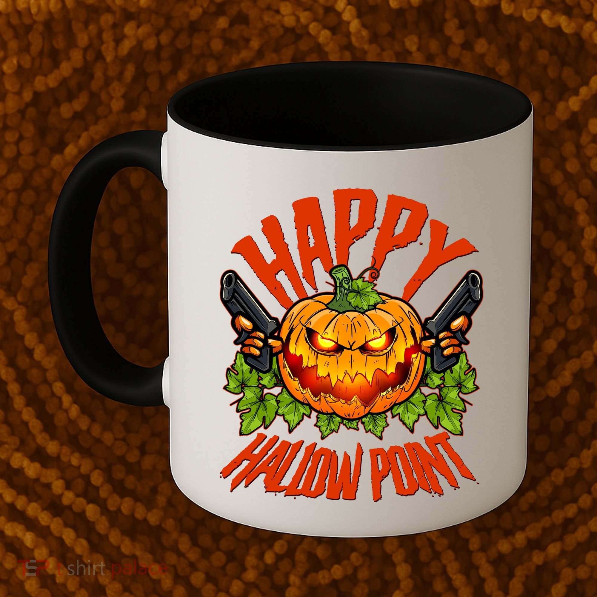 Halloween Happy Hallow Point Pumpkin Gunner Coffee Mug