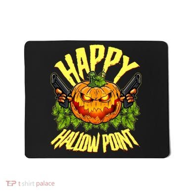 Halloween Happy Hallow Point Pumpkin Gunner Mousepad