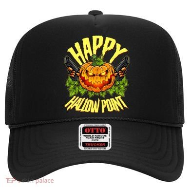Halloween Happy Hallow Point Pumpkin Gunner Hat