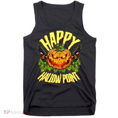 Halloween Happy Hallow Point Pumpkin Gunner Tank Top