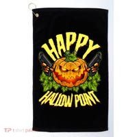 Halloween Happy Hallow Point Pumpkin Gunner Golf Towel thumb 0