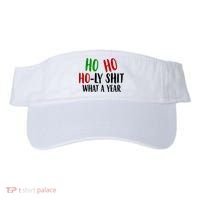 Ho Ho Holy Sh*t What A Year Funny Christmas Visor thumb 0
