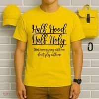 Half Hood Half Holy That Means Pray With Me Dont Play With Me T-Shirt thumb 6