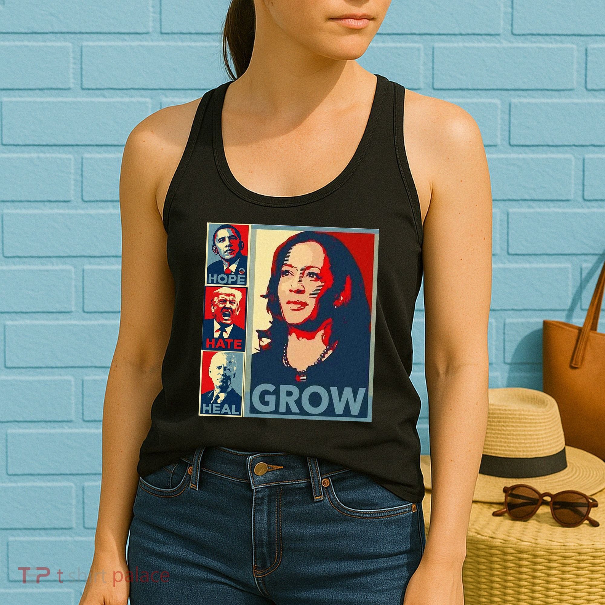 Hope Hate Heal Grow Women's Tank Top