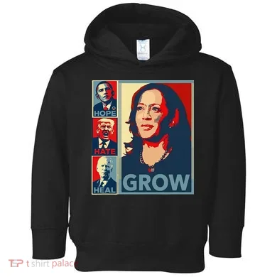 Hope Hate Heal Grow Toddler Hoodie
