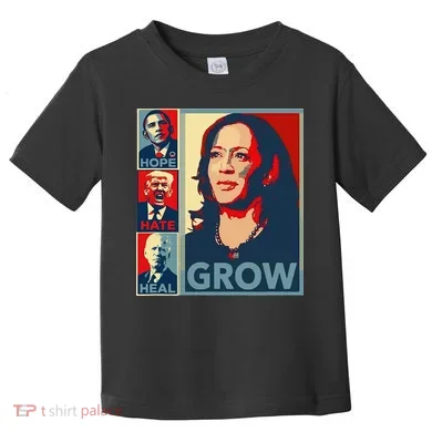 Hope Hate Heal Grow Toddler T-Shirt