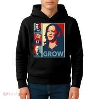 Hope Hate Heal Grow Kids Hoodie thumb 4