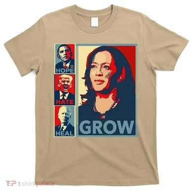 Hope Hate Heal Grow T-Shirt