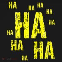 Ha Ha Ha Funny Comic Joke USA-Made Doggie Bandana thumb 2
