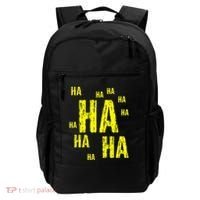 Ha Ha Ha Funny Comic Joke Backpack thumb 0
