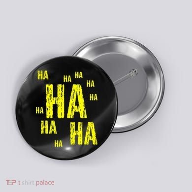 Ha Ha Ha Funny Comic Joke Button