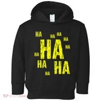 Ha Ha Ha Funny Comic Joke Toddler Hoodie thumb 0