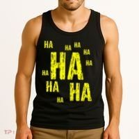 Ha Ha Ha Funny Comic Joke Tank Top thumb 3