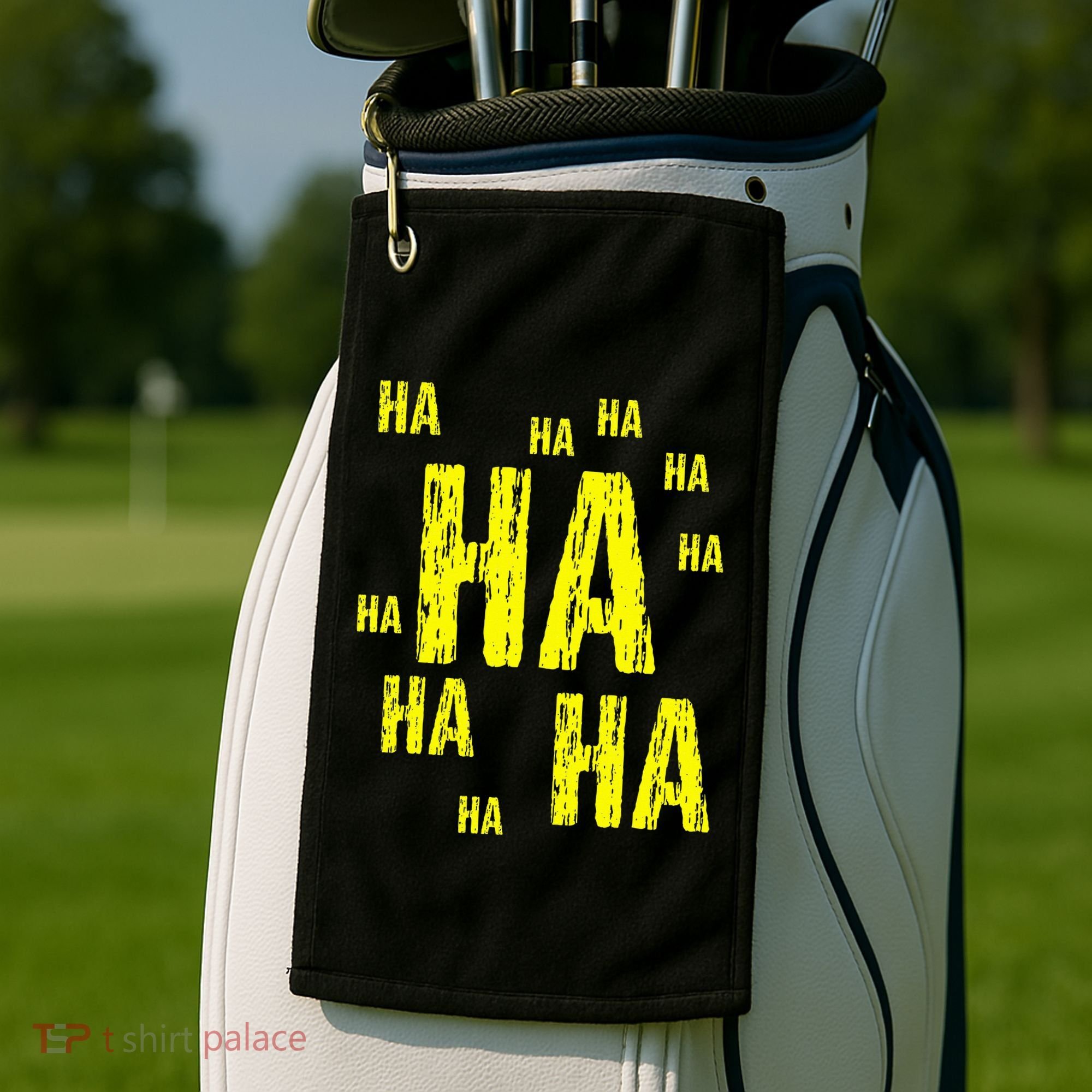 Ha Ha Ha Funny Comic Joke Golf Towel