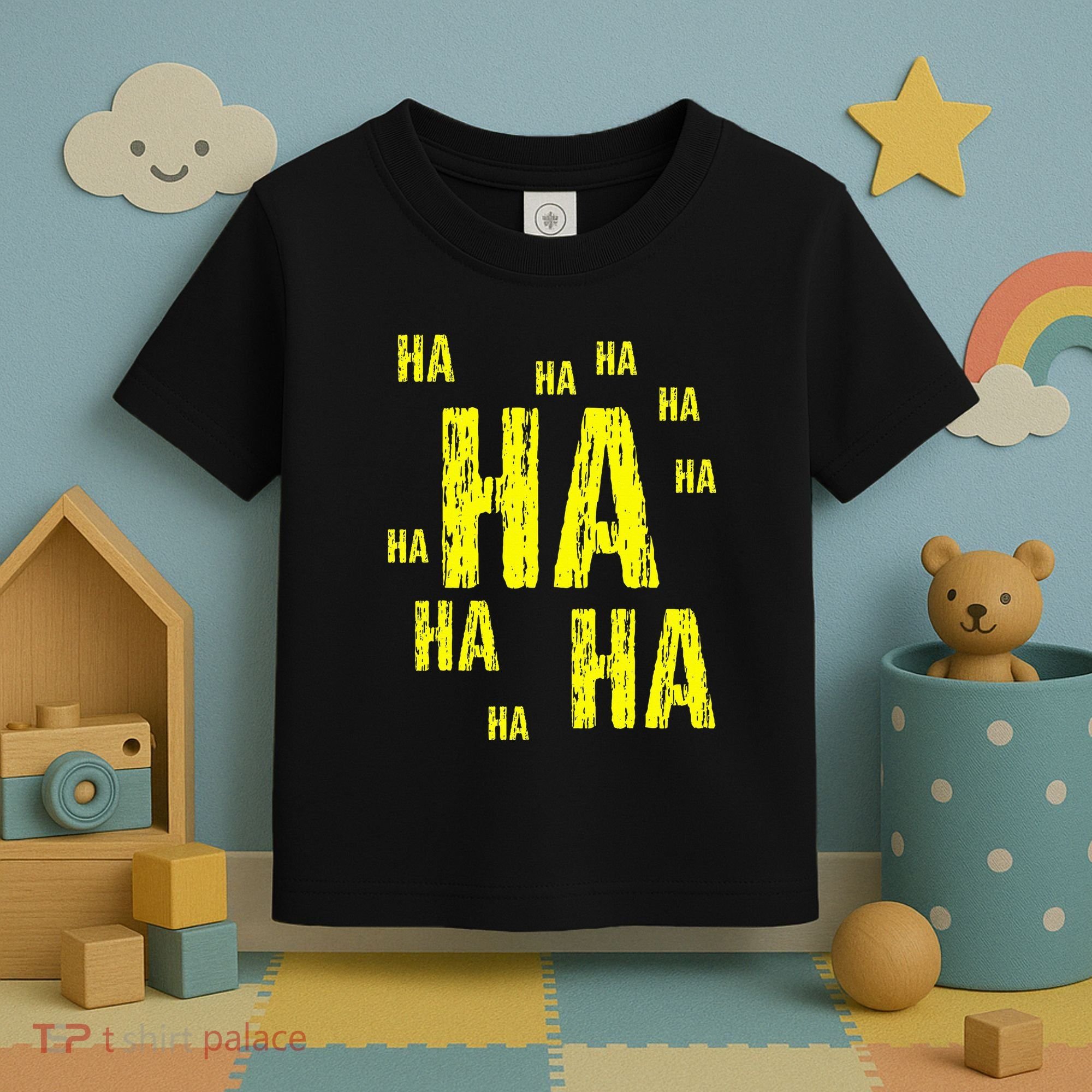 Ha Ha Ha Funny Comic Joke Toddler T-Shirt