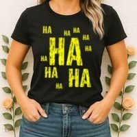 Ha Ha Ha Funny Comic Joke Women's T-Shirt thumb 2