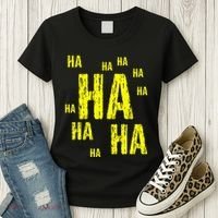 Ha Ha Ha Funny Comic Joke Women's T-Shirt thumb 3