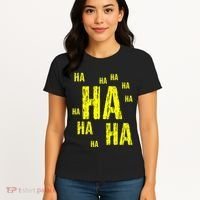 Ha Ha Ha Funny Comic Joke Women's T-Shirt thumb 4