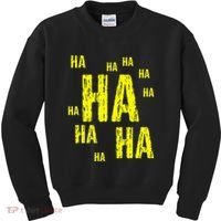 Ha Ha Ha Funny Comic Joke Kids Sweatshirt thumb 0
