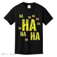 Ha Ha Ha Funny Comic Joke Kids T-Shirt thumb 0