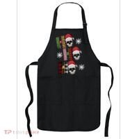 Ho Ho Ho Santa XMas Skulls Apron thumb 0