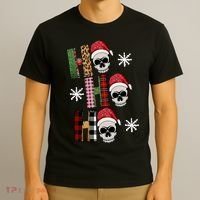 Ho Ho Ho Santa XMas Skulls T-Shirt thumb 3