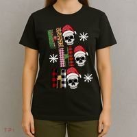 Ho Ho Ho Santa XMas Skulls T-Shirt thumb 4