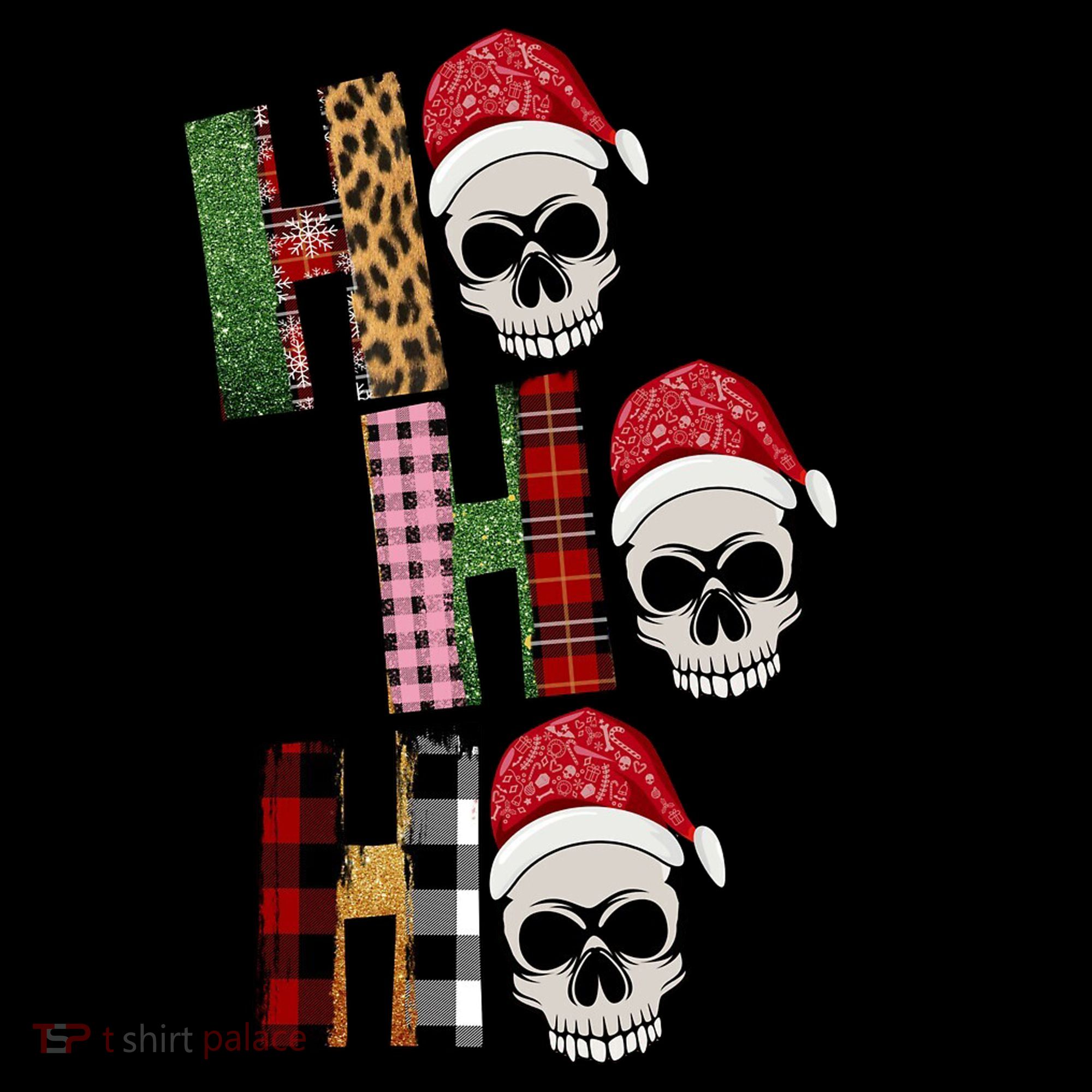 Ho Ho Ho Santa XMas Skulls Coffee Mug