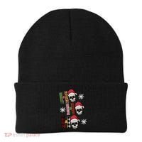 Ho Ho Ho Santa XMas Skulls Beanie thumb 0