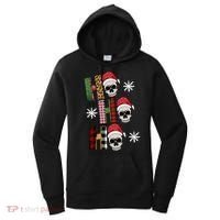 Ho Ho Ho Santa XMas Skulls Women's Hoodie thumb 0