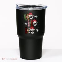 Ho Ho Ho Santa XMas Skulls Tumbler thumb 0
