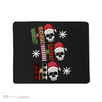 Ho Ho Ho Santa XMas Skulls Mousepad